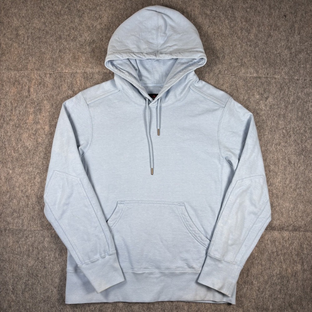 American Giant Light Blue Pullover Hoodie